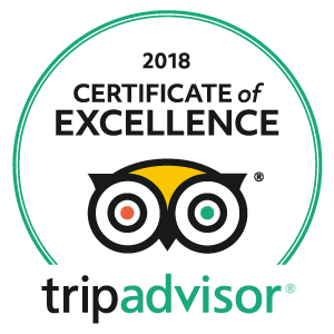 Trip Advisor: Certificate of Excellence